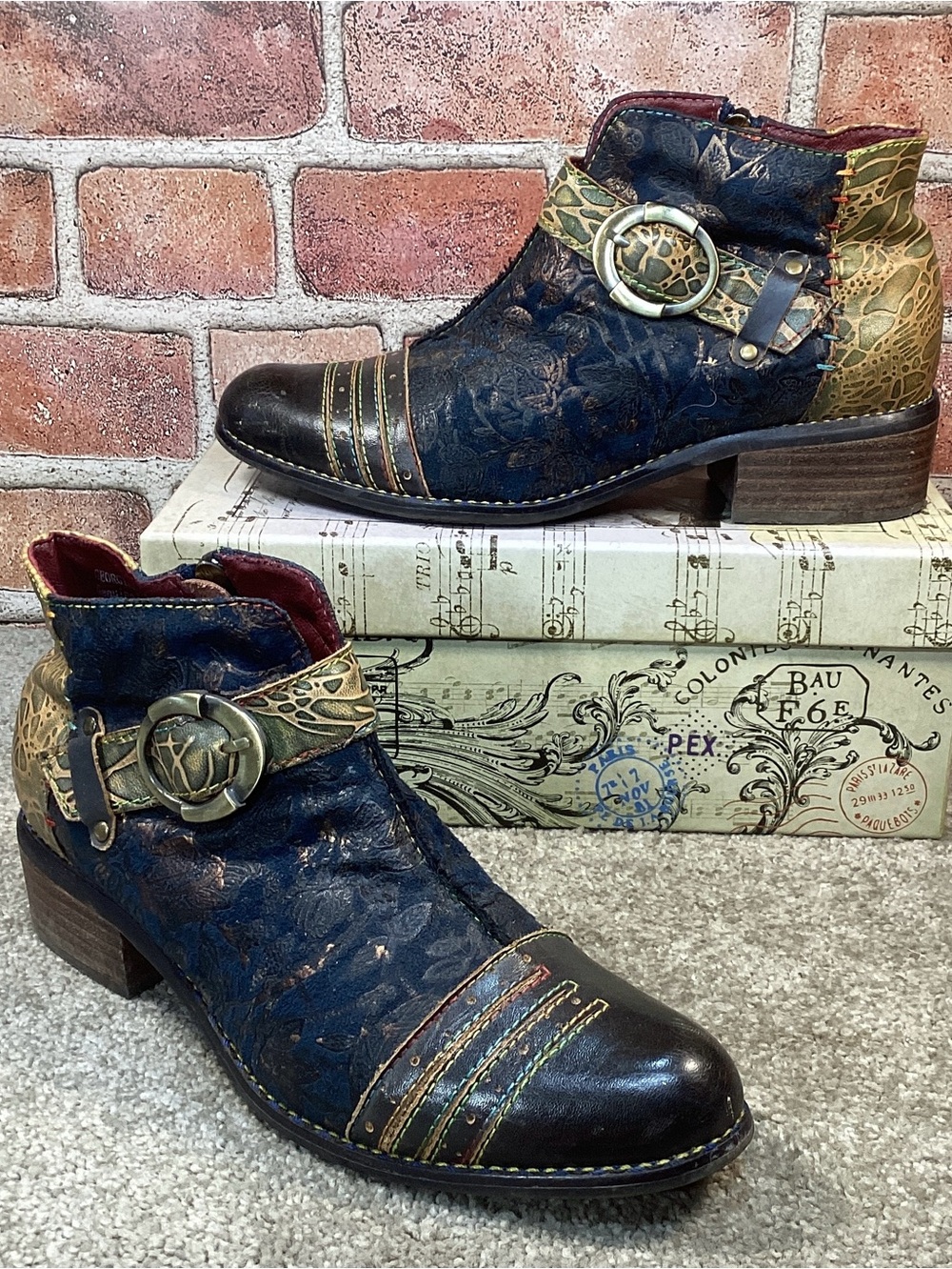L’Artiste by Spring Step Georgiana women’s ankle boots size 39 eu size 8.5 US